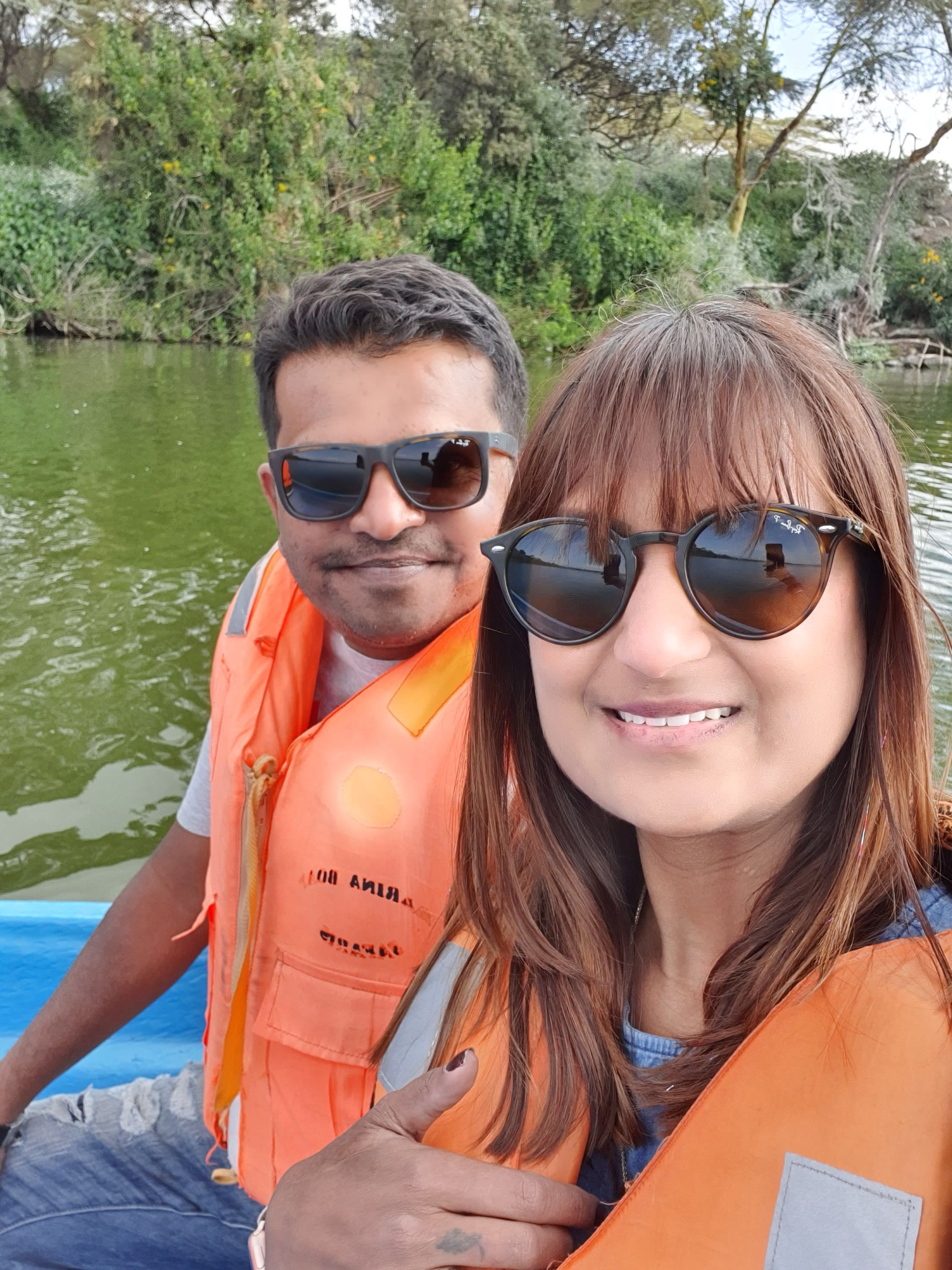 Boat ride at Lake Naivasha