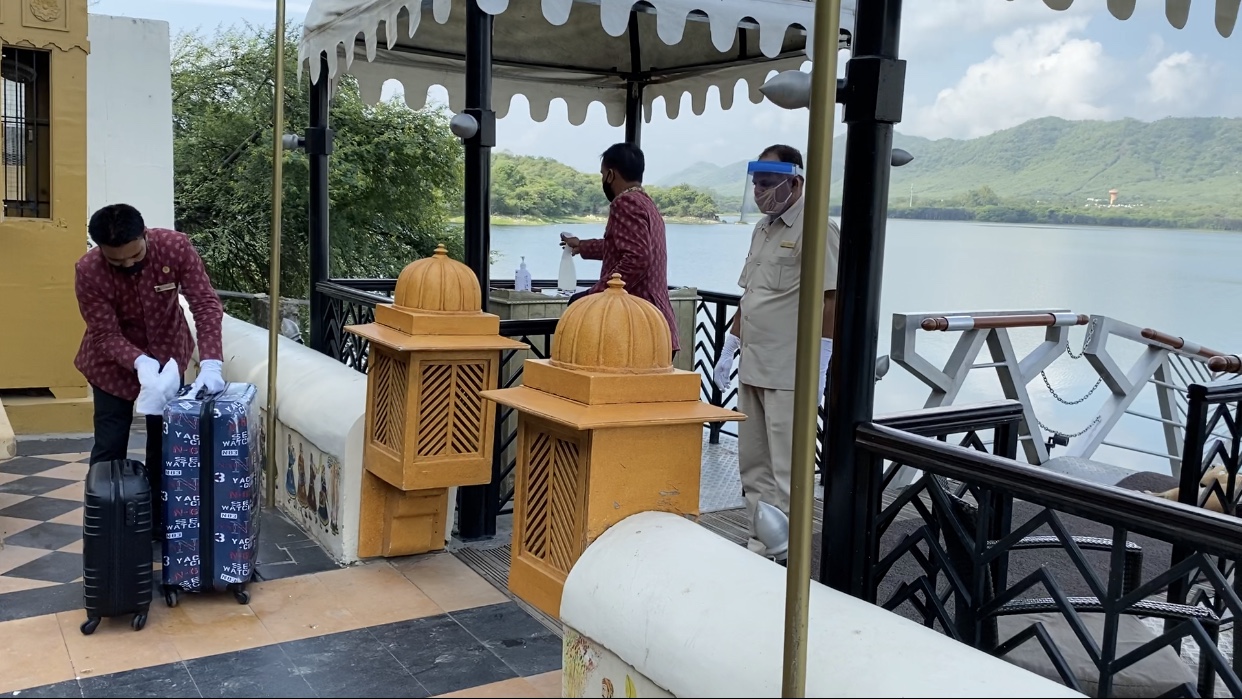 Safety Precaution and hygiene was on point at the Leela Palace Udaipur