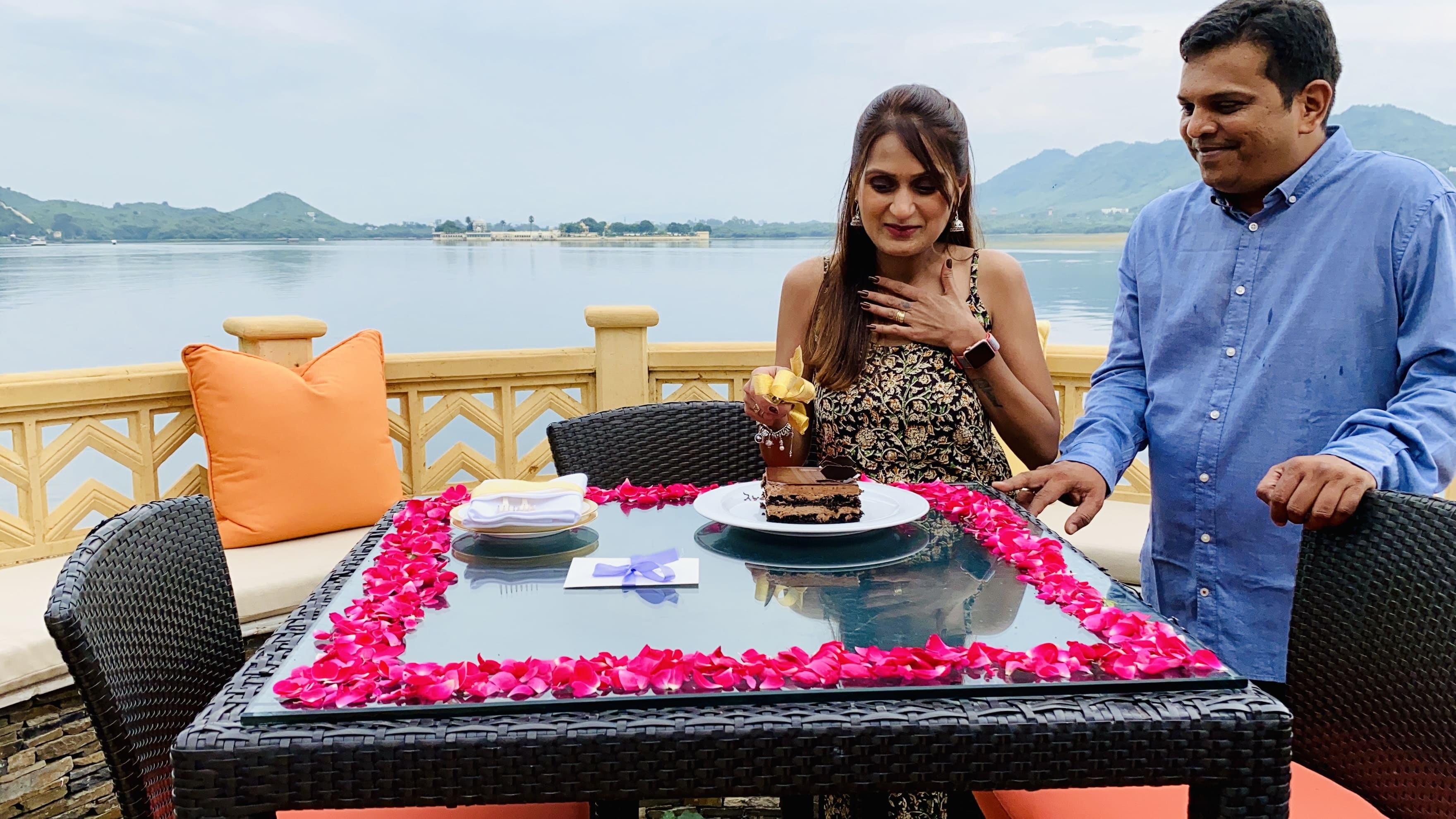 birthday celebration at the leela palace udaipur 