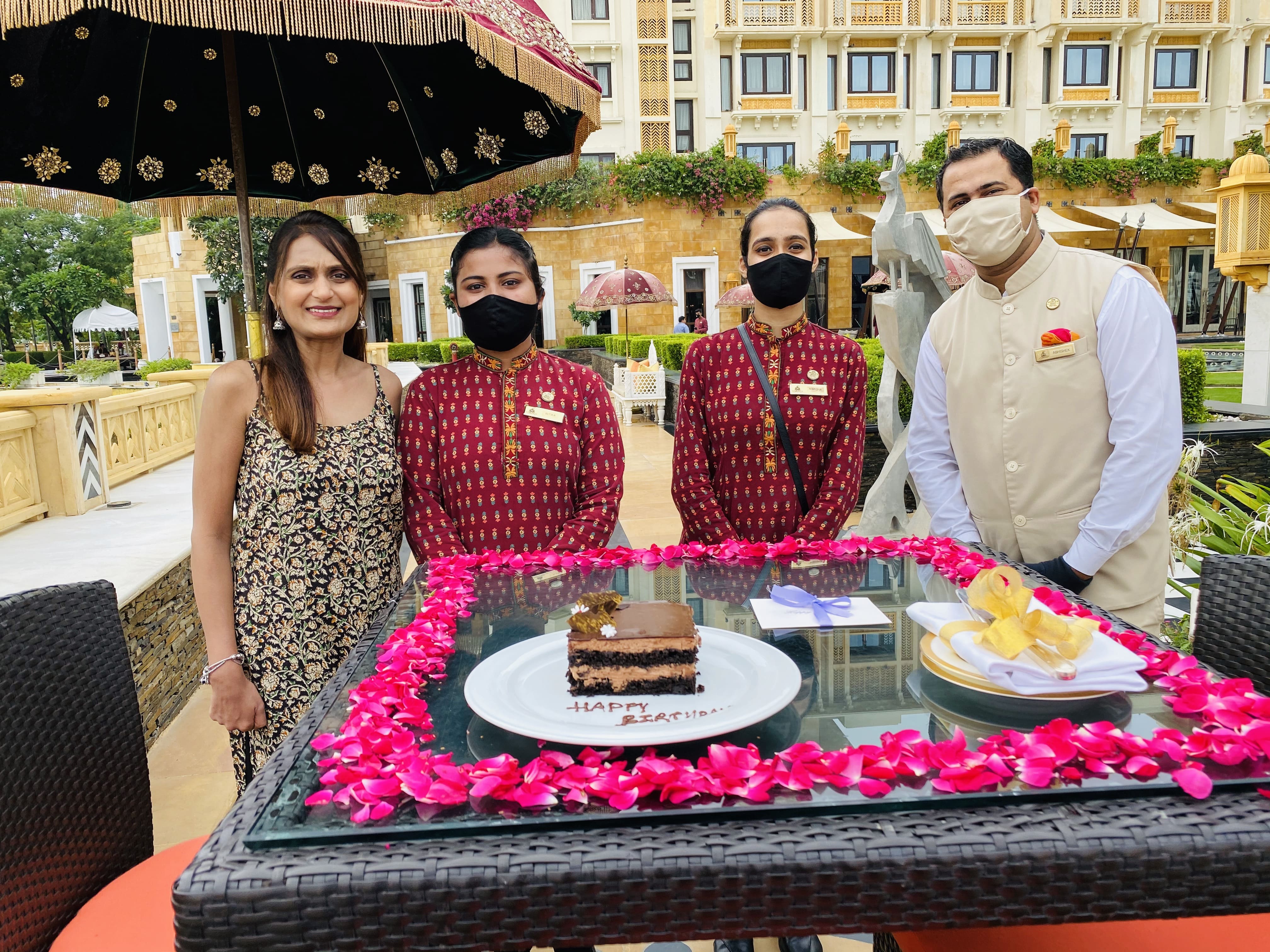 The Leela Palace Manager & team