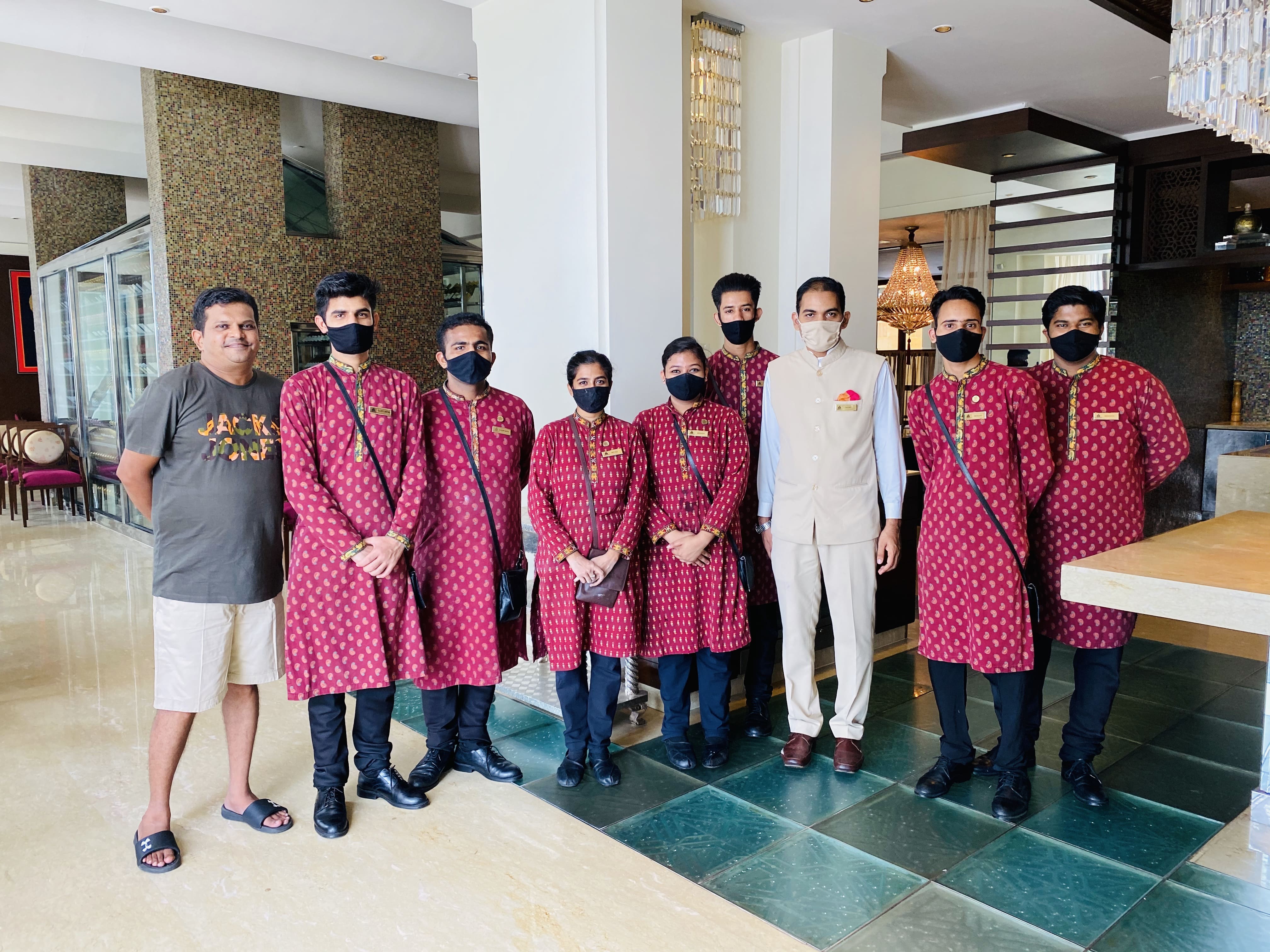 The Leela Palace F&B team 