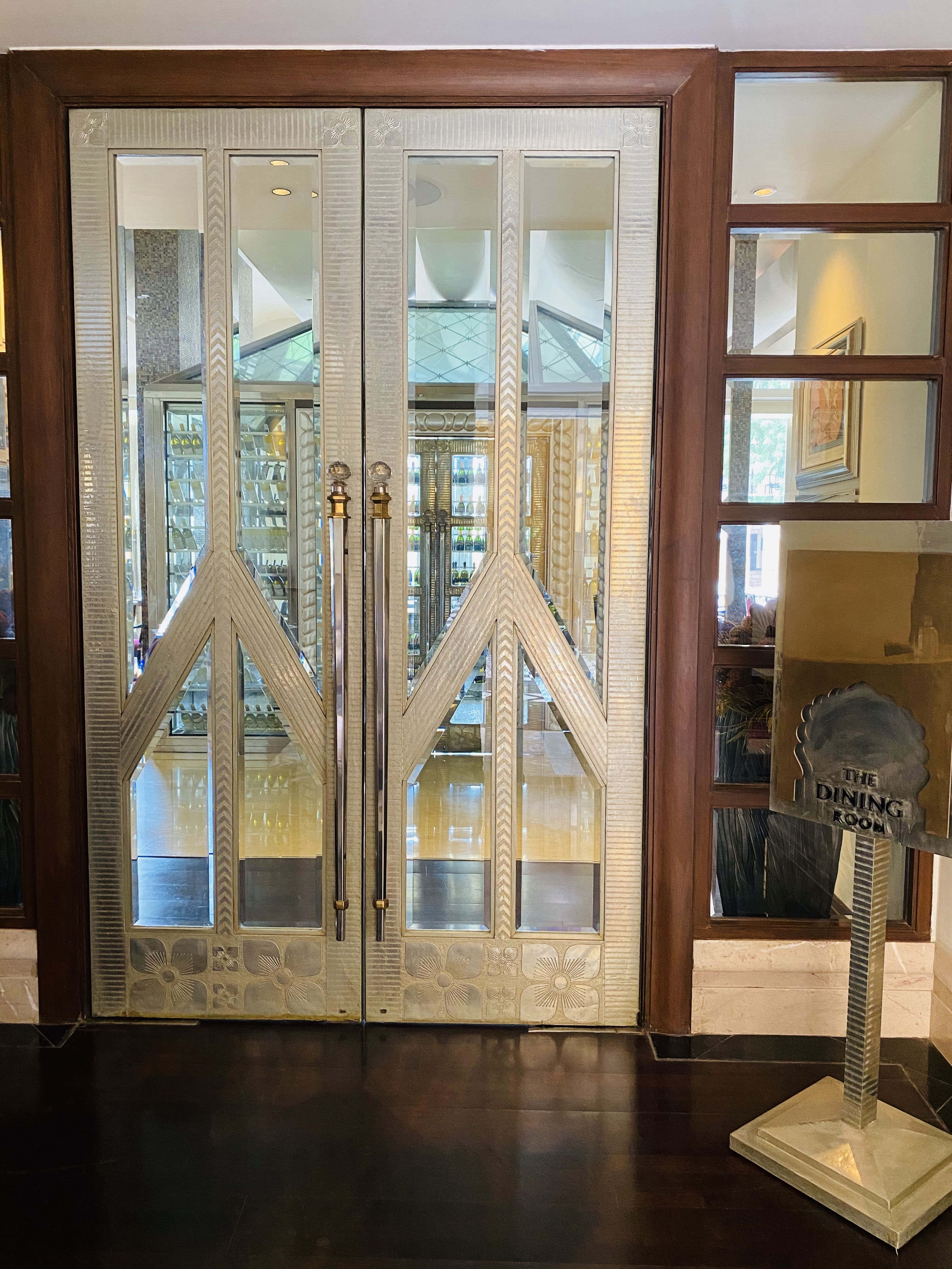 The Dining Room at the leela palace udaipur