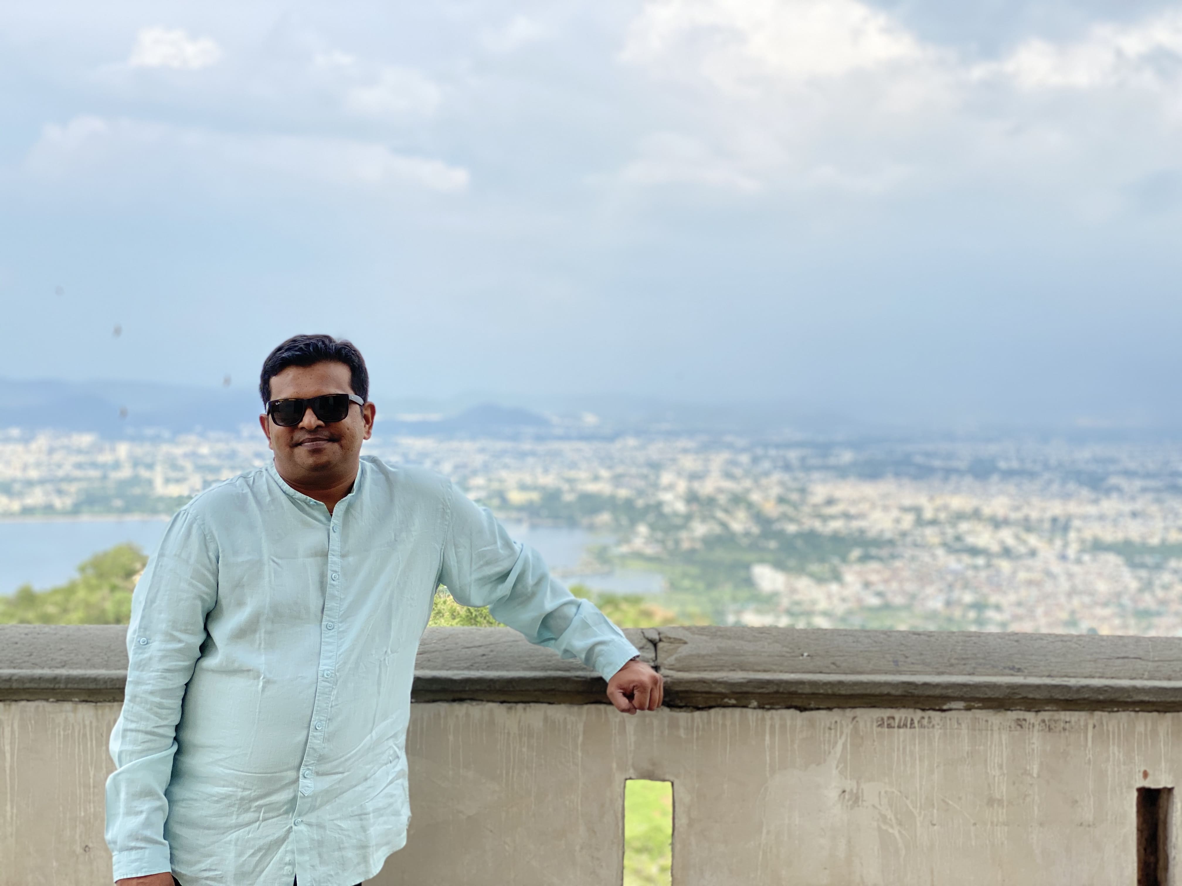 The monsoon palace view